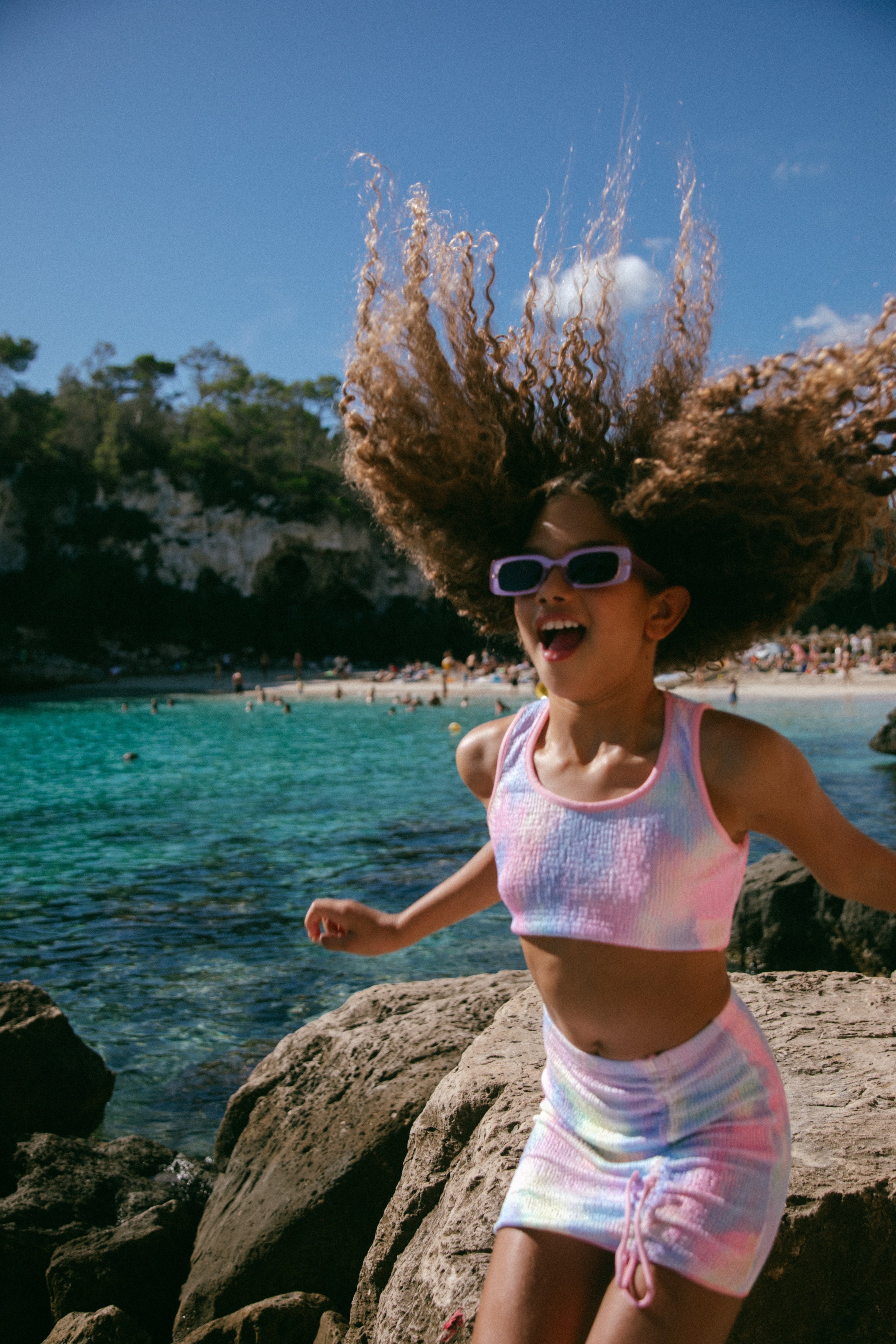 TOP BIMBA TIE DYE CRINKLE