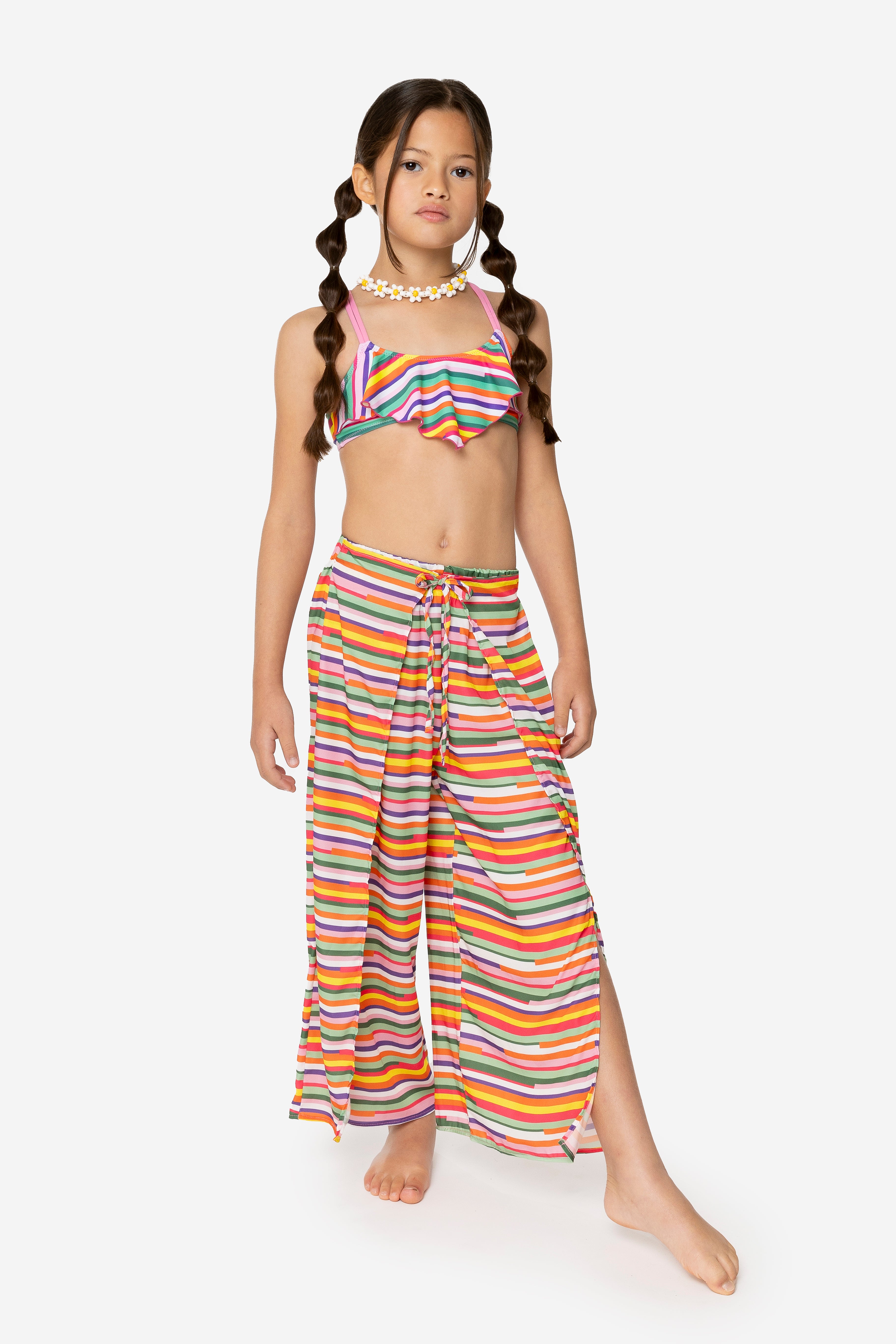 PANTALONE PALAZZO GIRL STRIPES LATINO